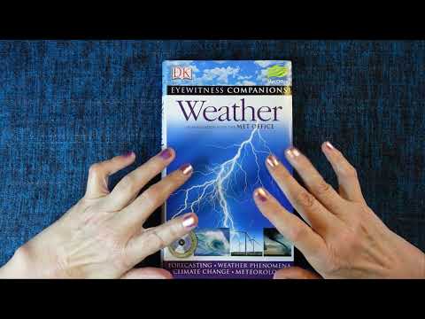 ASMR | All About Weather! Whispered Reading & Browsing this Lovely Book!