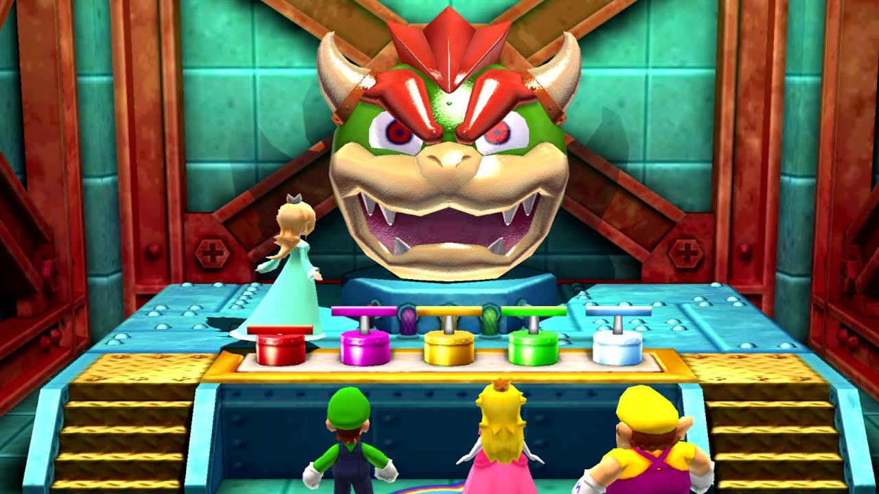 Mario Party The Top 100 Minigames - Rosalina vs Luigi vs Peach vs Wario (Master CPU)