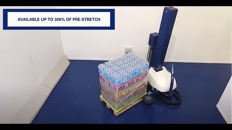 Robot Master Plus portable semi-automatic stretch wrapper - Robopac USA