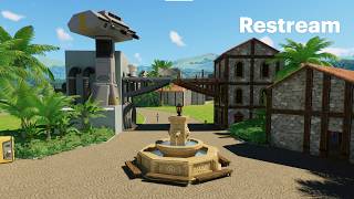 Building a New Studio Area in My Park with the Silver Screen Pack