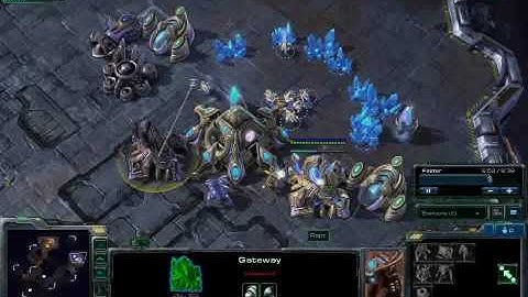 Starcraft 2 Beta - Pycckuu vs. Rapt on Scrap Station Commentary