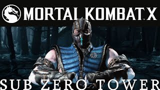 Let's Play Mortal Kombat X Sub-Zero Tower with Ending Story