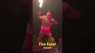 World Champion Fire Eater Performance in Hawaii #shorts