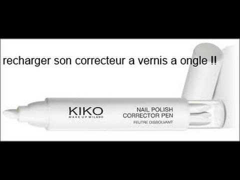 Comment Recharger Son Stylo Correcteur De Vernis A Ongle