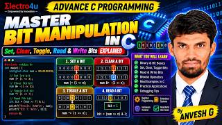 Master Bit Manipulation in C: Set, Clear, Toggle, Read & Write Bits Explained