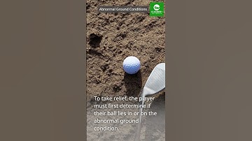 Understanding Abnormal Ground Conditions in Golf | Golf Rules Explained