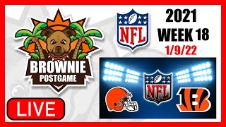 Cleveland Browns vs Cincinnati Bengals 2021 NFL Week 18 Livestream