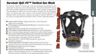 Gas Mask Review Sperians Opti-Fit