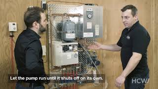 Filling the system with water or glycol and removing air. screenshot 1