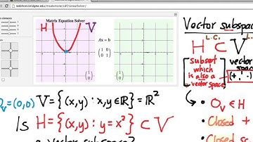 202.9a: Vector Spaces and Subspaces