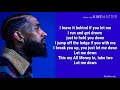 Nipsey Hussle - Double Up Ft. Belly & Dom Kennedy (Lyrics)