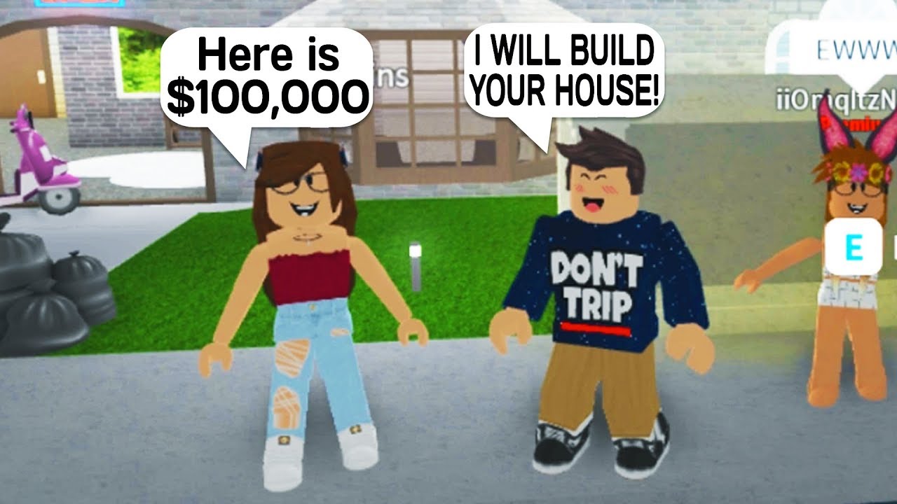 She Paid Me 100k To Build Her House In Roblox Bloxburg Youtube