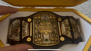 WWE CROWN JEWEL 2024 MINI REPLICA CHAMPIONSHIP TITLE BELT REVIEW
