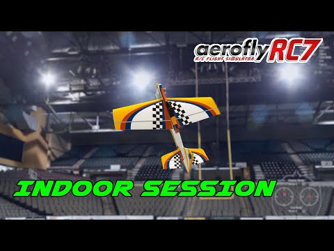 Flying indoors in Aerofly RC 7 | A great RC flight simulator