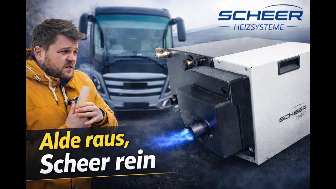 Morelo Empire Alde Gasheizung raus, Scheer nano Dieselheizung rein!