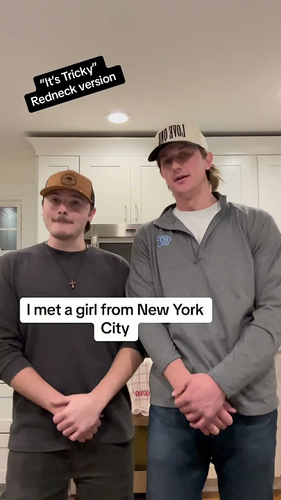 We turned “It’s Tricky” into a country song.. 🤣 would you add to your country playlist??  #country