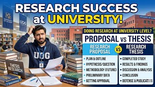 Confused about your thesisWatch this! How to do university research Proposal vs. thesis explained.