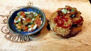 Crispy Fried Venison Testicles Crostini & Salsa. #SRP #MOV