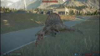 Jurassic World Evolution 2 spino phone ring easter egg