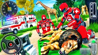 Real Doctor Robot Animal Rescue - Ambulance Driving Emergency Fighter - Android GamePlay screenshot 4