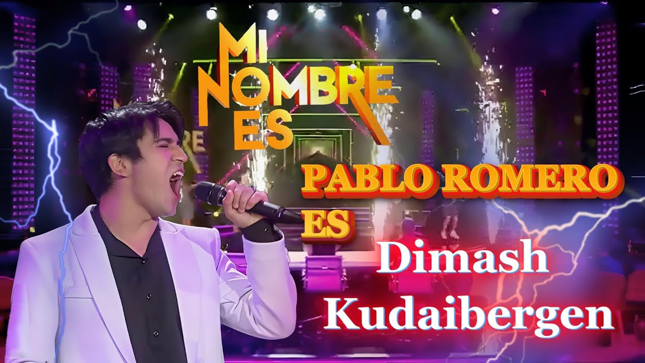 Mi Nombre Es | Descubre a PABLO ROMERO el increíble doble de DIMASH KUDAIBERGEN