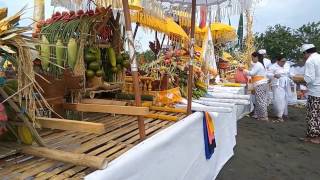 Detik detik Upacara Melasti menjelang Hari Raya Nyepi Tahun Baru Saka 1939 Detik detik Upacara Melasti menjelang Hari Raya Nyepi Tahun Baru Saka 1939