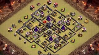 20160807 Clash Of Clans LageLanden TH9 GoWiVa 3 Star Attack Strategy robin