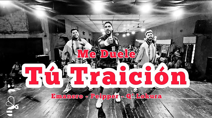 Me Duele Tu Traición - Emanero, Peipper, Q' Lokura / Coreografía Zumba Buena Vibra