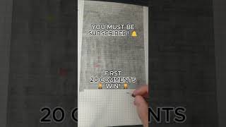 Special Announcement: The FIRST 20 comments win! 🚨