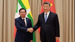 Xi urges China and Myanmar to deepen strategic cooperation