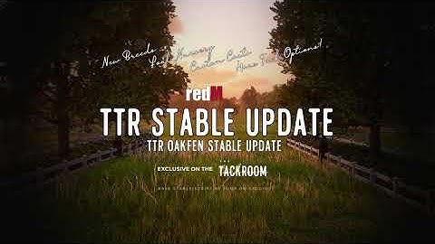 🐴 The Tackroom Oakfen Update | RedM Horse Server