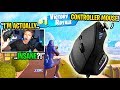 I bought a CONTROLLER MOUSE for Fortnite and it TURNED me into THIS... (best console mouse)