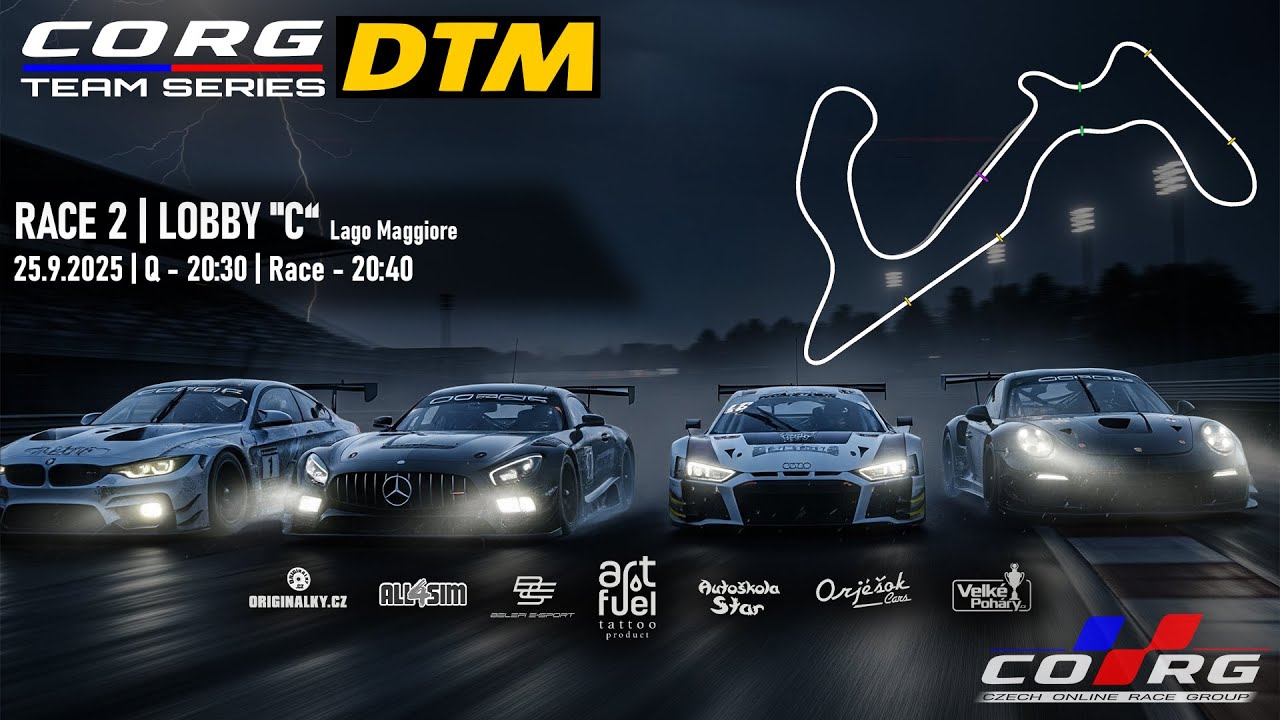 CORG Team Series DTM 2025 / 26 | Skupina C | Round 2 - LAGO MAGGIORE 