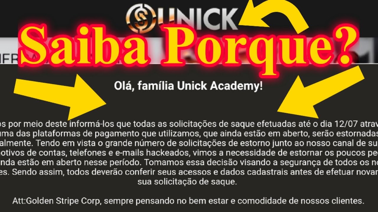 Estorno Unick Academy