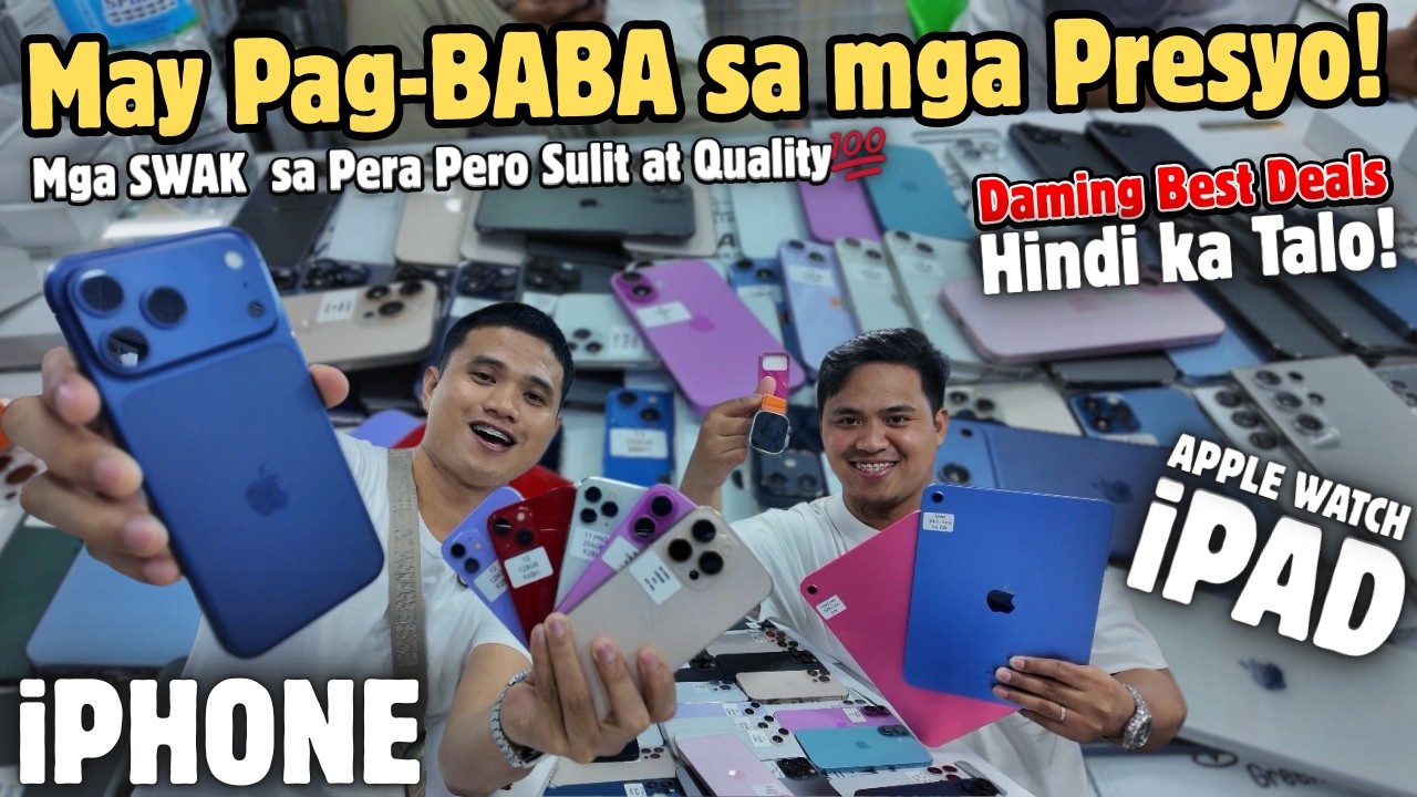 Nag Drop Presyo sa mga iPhone, IPad and Apple Watch - Quality ang binibayaran Kaya Worth it
