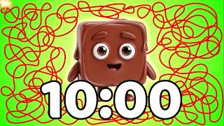 10 Minute Timer 💘🍫 | Countdown Valentine Chocolates | Valentine’s Day Timer Bomb - HEART BOMB⏳💥 screenshot 1