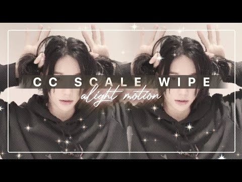 cc scale wipe | alight motion