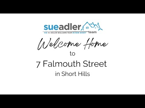 7 Falmouth Street, Short Hills, NJ home video tour