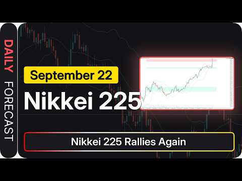 Nikkei 225 Price Forecast Today, Technical Analysis (September 22): Nikkei 225 Rallies Again