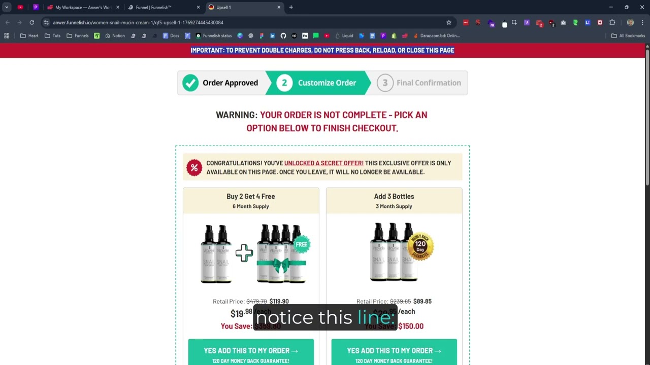 Why This One-Click Upsell Page Converts Like Crazy (Full Funnel Breakdown)