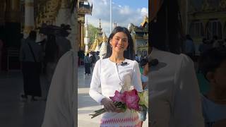 So beautiful CKC with a Myanmar Traditional dress💗 So beautiful CKC with a Myanmar Traditional dress💗