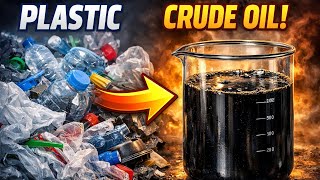 How to make plastic CRUDE OIL from waste plastic
