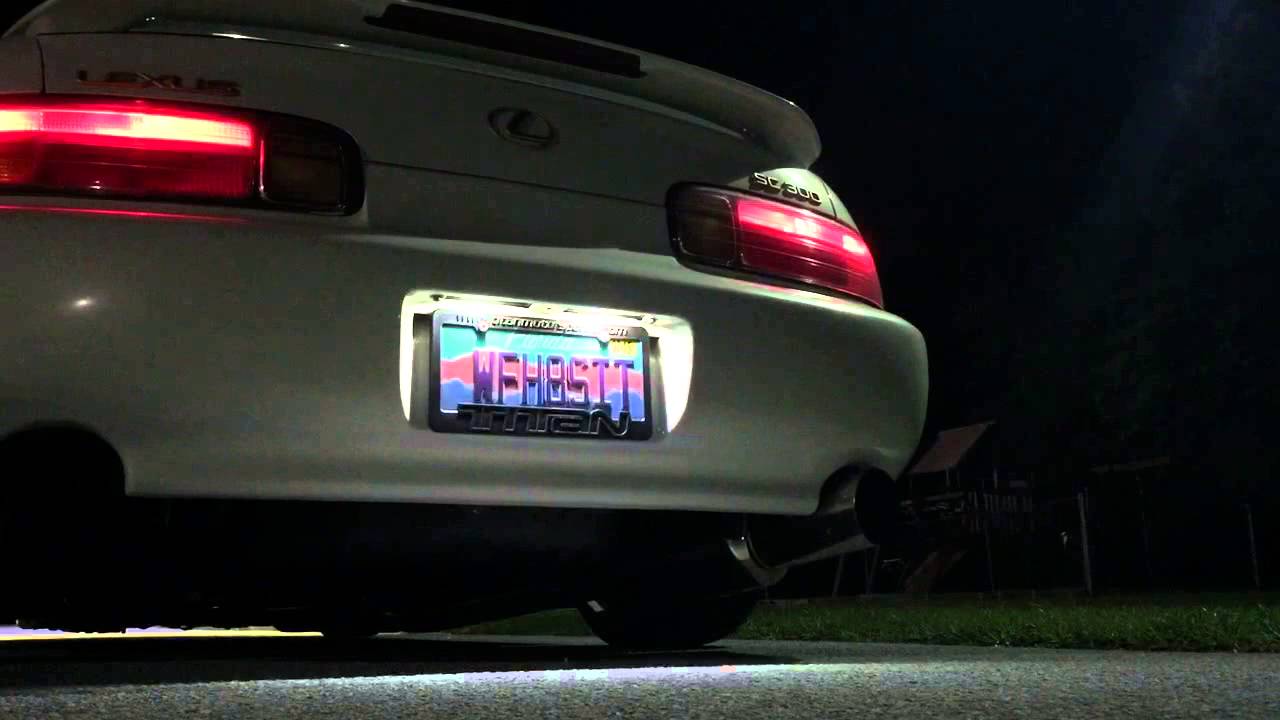 1999 Lexus SC300 Blitz NuR Spec Catback Exhaust sounds YouTube