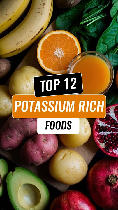 ✅Top 12 Potassium-Rich Foods #potassium #potassiumrichdiet