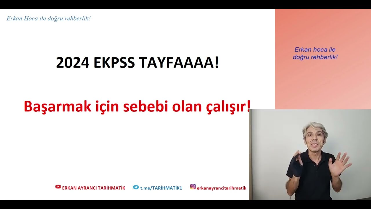 EKPSS YOL REHBERİ ÖRNEK PROGRAM +PDF ERKAN AYRANCI