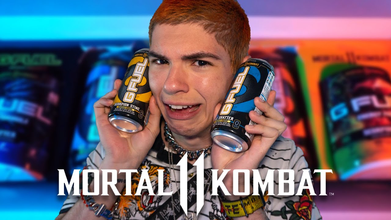 Ice Shatter + Scorpion Sting GFuel Can Review + Unboxing (MK11)