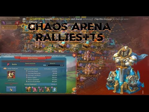 One Rally Win Rally🔥 ️‍🔥 Lords Mobile Chaos Arena #lordsmobile - YouTube