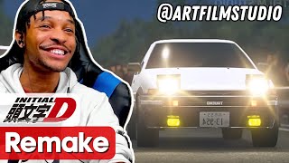 This Looks GOOD! | Initial D Remake by @ArtFilmStudio_1