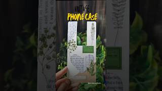 DIY Aesthetic Phone Case 🌿✨|Vintage Collage Makeover#Shorts#aesthetic#vintage#papercraft#collageart