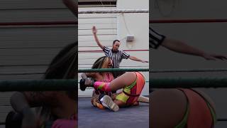 Tricky pin by Lady Pink #womenswrestling